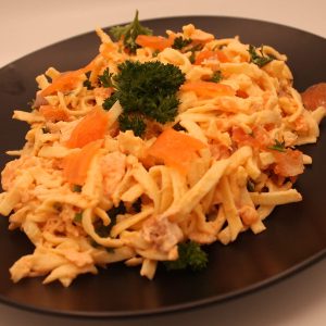 Tagliatelle met gerookte Zalm - AANBIEDING